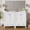 Bathroom Vanity With Integrated Undermount Ceramic Sink, 2 Doors And 1 Drawer, Soft Close Hinges Bathroom Vanity With Integrated Undermount Ceramic Sink, 2 Doors And 1 Drawer, Soft Close Hinges