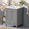 Bathroom Vanity With Integrated Undermount Ceramic Sink, 2 Doors And 1 Drawer, Soft Close Hinges Bathroom Vanity With Integrated Undermount Ceramic Sink, 2 Doors And 1 Drawer, Soft Close Hinges