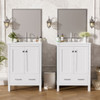 Bathroom Vanity With Integrated Undermount Ceramic Sink, 2 Doors And 1 Drawer, Soft Close Hinges Bathroom Vanity With Integrated Undermount Ceramic Sink, 2 Doors And 1 Drawer, Soft Close Hinges