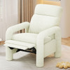 Push Back Recliner Armchair Upholstered Recliner Chair Single Sofa With Adjustable Backrest Push Back Recliner Armchair Upholstered Recliner Chair Single Sofa With Adjustable Backrest