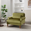 Elegant Circular Armrests, Ergonomic Lumbar Support, Vintage Roman Column Legs, Luxurious Large Size, Enhances Living Room Aesthetics, For Living Room, Bedroom And Study Elegant Circular Armrests, Ergonomic Lumbar Support, Vintage Roman Column Legs, Luxurious Large Size, Enhances Living Room Aesthetics, For Living Room, Bedroom And Study