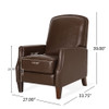 Recliner Chair With Rivets Recliner Chair With Rivets