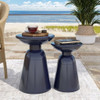 Serenita - Outdoor Side Tables With Flared Design (Set of 2)