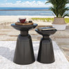 Serenita - Outdoor Side Tables With Flared Design (Set of 2)