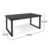 Outdoor Acacia Wood Dining Table, Sandblast Finish Outdoor Acacia Wood Dining Table, Sandblast Finish