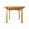 Brady - 10 X 10 Ft. Square Pergola - Teak Brady - 10 X 10 Ft. Square Pergola - Teak