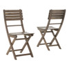 Positano - 4 Piece Foldable Chair - Gray Positano - 4 Piece Foldable Chair - Gray