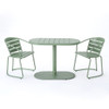 3 Piece Elegant Outdoor Bistro Set With 2 Chairs And Oval Table 3 Piece Elegant Outdoor Bistro Set With 2 Chairs And Oval Table