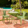 Ambrosia - 3 Piece Bistro Set With Leaf Motifs Top And Seat Ambrosia - 3 Piece Bistro Set With Leaf Motifs Top And Seat