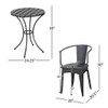 Yearn - 3 Piece Bistro Set With Table And 2 Chairs Yearn - 3 Piece Bistro Set With Table And 2 Chairs