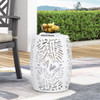 Modern Design Metal End Table, Large Modern Design Metal End Table, Large