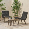Outdoor 3 Piece Rope Weave Patio Seating Set Outdoor 3 Piece Rope Weave Patio Seating Set