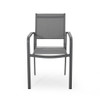 Waterfal - Outdoor Aluminum Dining Chair With Mesh Seat (Set of 2) Waterfal - Outdoor Aluminum Dining Chair With Mesh Seat (Set of 2)