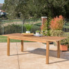 Wilson - Expandable Dining Table With Slat Design - Teak Acacia Wood Wilson - Expandable Dining Table With Slat Design - Teak Acacia Wood
