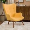 Mid Century Modern Arm Chairs For Living Room - Yellow Mid Century Modern Arm Chairs For Living Room - Yellow