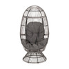 Patio Swivel Basket Egg Chair With Cushion Patio Swivel Basket Egg Chair With Cushion