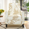 Push Back Upholstered Recliner Armchair Push Back Upholstered Recliner Armchair