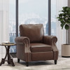 Contemporary Club Chair With Nailhead Trim And Rolled Armrests Contemporary Club Chair With Nailhead Trim And Rolled Armrests