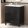 Vintage Style Bathroom Vanity With Sink, Multi Functional Storage, Soft-Closing Door Vintage Style Bathroom Vanity With Sink, Multi Functional Storage, Soft-Closing Door