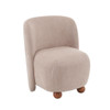 Modern Low Back Accent Upholstered Armless Living Room Chairs, Round Feet Modern Low Back Accent Upholstered Armless Living Room Chairs, Round Feet