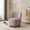 Modern Low Back Accent Upholstered Armless Living Room Chairs, Round Feet Modern Low Back Accent Upholstered Armless Living Room Chairs, Round Feet