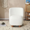 Modern Low Back Accent Upholstered Armless Living Room Chairs, Round Feet Modern Low Back Accent Upholstered Armless Living Room Chairs, Round Feet
