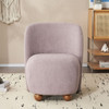 Modern Low Back Accent Upholstered Armless Living Room Chairs, Round Feet Modern Low Back Accent Upholstered Armless Living Room Chairs, Round Feet