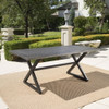 Rolando - Outdoor Aluminum Dining Table With Steel Frame