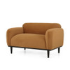 Sway - Upholstered Loveseat With Wood Legs And Round Arms Sway - Upholstered Loveseat With Wood Legs And Round Arms
