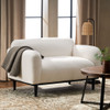 Sway - Upholstered Loveseat With Wood Legs And Round Arms Sway - Upholstered Loveseat With Wood Legs And Round Arms