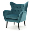 Alyssa - Mid Century Upholstered Arm Chair With Wingback Design Alyssa - Mid Century Upholstered Arm Chair With Wingback Design