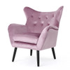 Alyssa - Mid Century Upholstered Arm Chair With Wingback Design Alyssa - Mid Century Upholstered Arm Chair With Wingback Design
