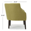 Contemporary Upholstered Club Chair With Button Tufting Contemporary Upholstered Club Chair With Button Tufting