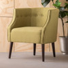 Contemporary Upholstered Club Chair With Button Tufting Contemporary Upholstered Club Chair With Button Tufting