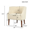 Contemporary Upholstered Club Chair With Button Tufting Contemporary Upholstered Club Chair With Button Tufting