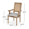 Elegant French Country Style Dining Chair With Cane Backrest Elegant French Country Style Dining Chair With Cane Backrest