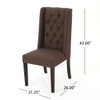 Sophisticated Tufted Dining Chair With High Back Design Sophisticated Tufted Dining Chair With High Back Design