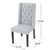 Sophisticated Tufted Dining Chair With High Back Design Sophisticated Tufted Dining Chair With High Back Design