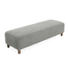Contemporary Ottoman With Foam Cushion And Durable Upholstery Contemporary Ottoman With Foam Cushion And Durable Upholstery