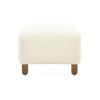 Contemporary Ottoman With Foam Cushion And Durable Upholstery Contemporary Ottoman With Foam Cushion And Durable Upholstery