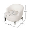 Elegant Barrel Style Club Chair Elegant Barrel Style Club Chair