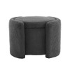 Cozy Boucle Storage Ottoman, Stylish Comfort With Hidden Storage Cozy Boucle Storage Ottoman, Stylish Comfort With Hidden Storage