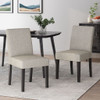 Contemporary Dining Chair With Upholstered Seating And Tapered Legs Contemporary Dining Chair With Upholstered Seating And Tapered Legs