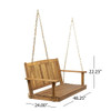 Tambora - Porch Swing Acacia Wood Slat Design Tambora - Porch Swing Acacia Wood Slat Design