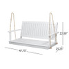 Tambora - Porch Swing Acacia Wood Slat Design Tambora - Porch Swing Acacia Wood Slat Design
