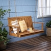 Tambora - Porch Swing Acacia Wood Slat Design Tambora - Porch Swing Acacia Wood Slat Design