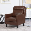 Contemporary Club Chair With Upholstered Fabric And Rubberwood Legs Contemporary Club Chair With Upholstered Fabric And Rubberwood Legs