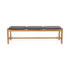 Cambria - Rustic 3 Seater Bench - Teak Cambria - Rustic 3 Seater Bench - Teak