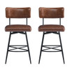 Retro Swivel Counter Stools (Set of 2)