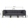 Oana - 3 Piece Sofa Set With Water Resistant Cushions